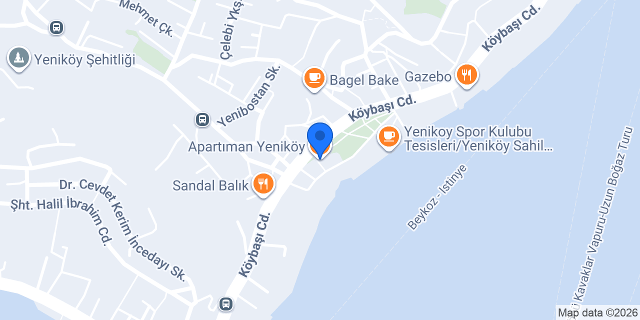 Apartıman Yeniköy konumu