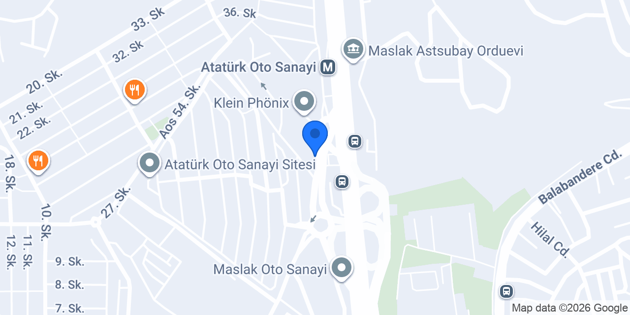Denizbank Maslak Şubesi konumu