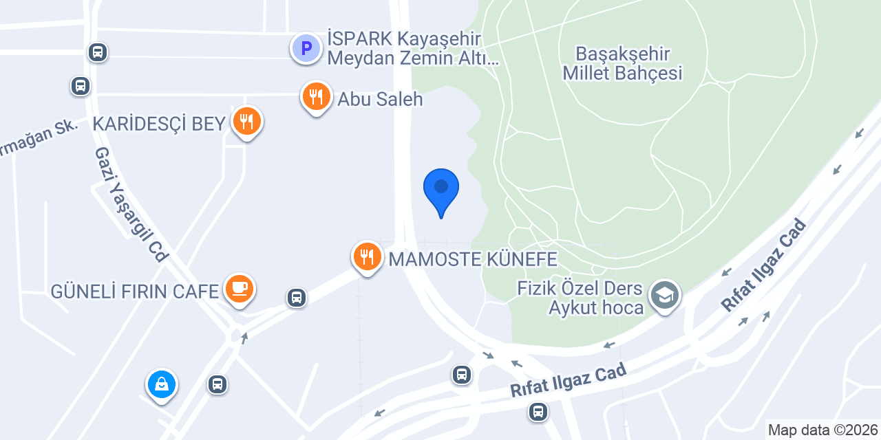 Dr. Mahmut Çelik - Başakşehir Biorezonans konumu