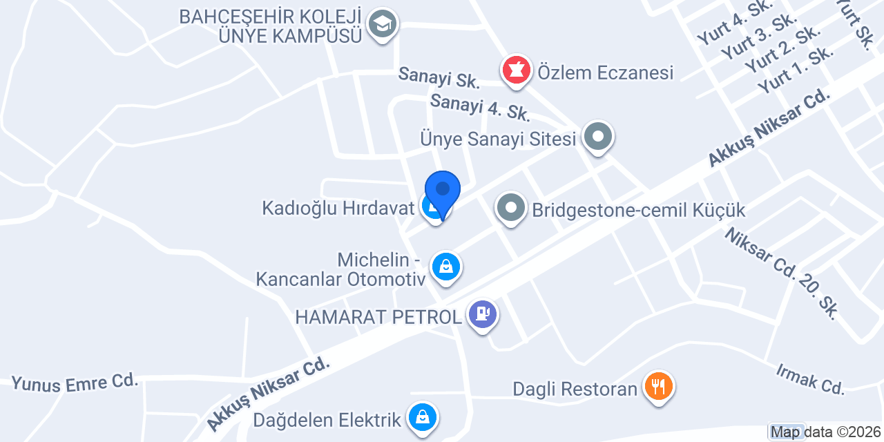 BEŞEL HIRDAVAT konumu