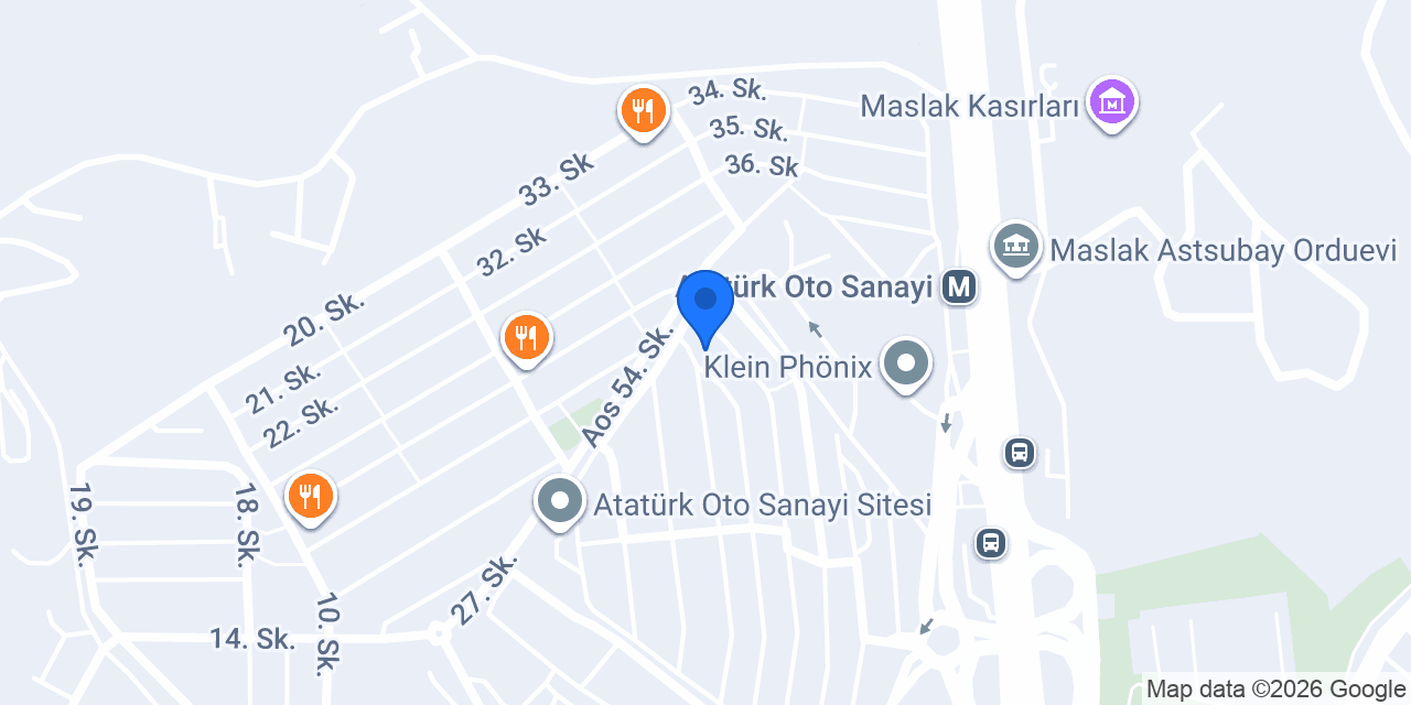 3k Yedek Parça konumu