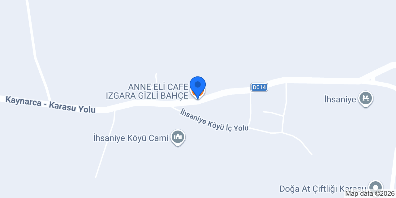 ANNE ELİ CAFE IZGARA GİZLİ BAHÇE konumu