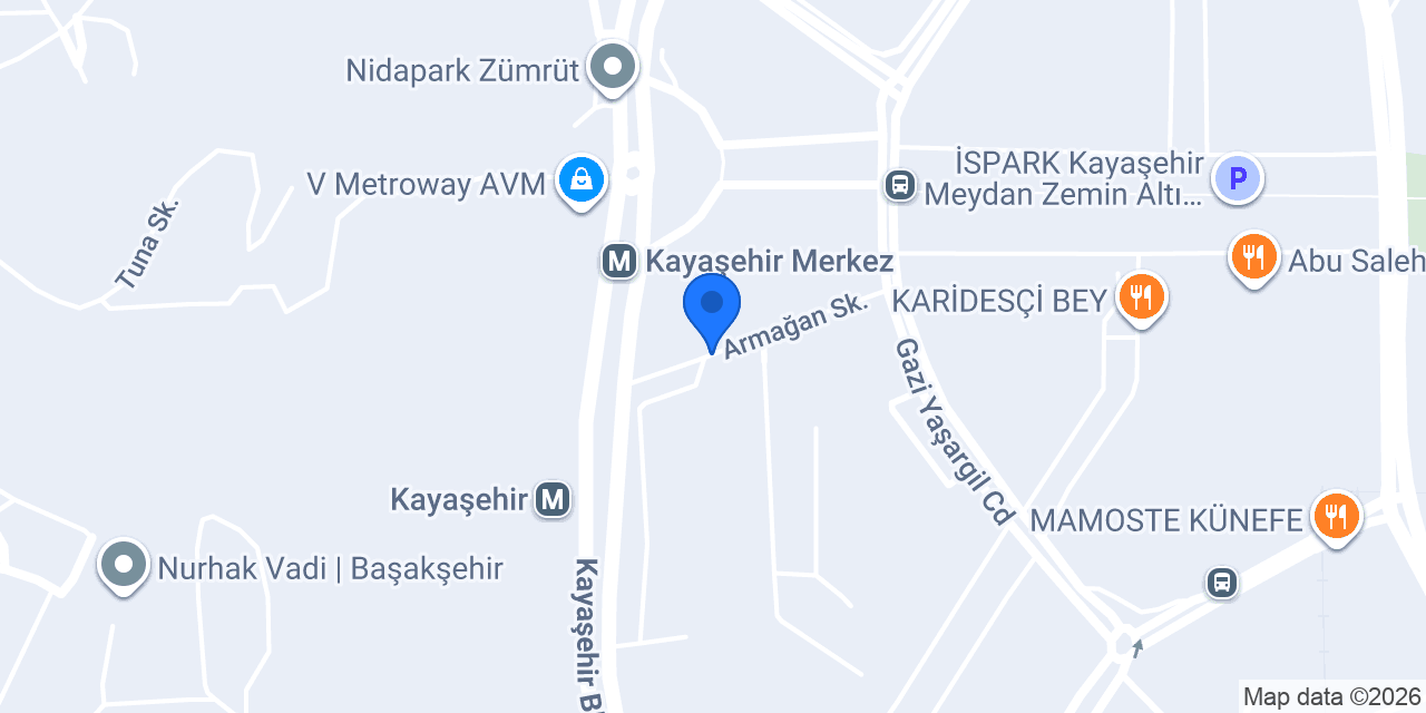 Helvacı Ali Başakşehir konumu