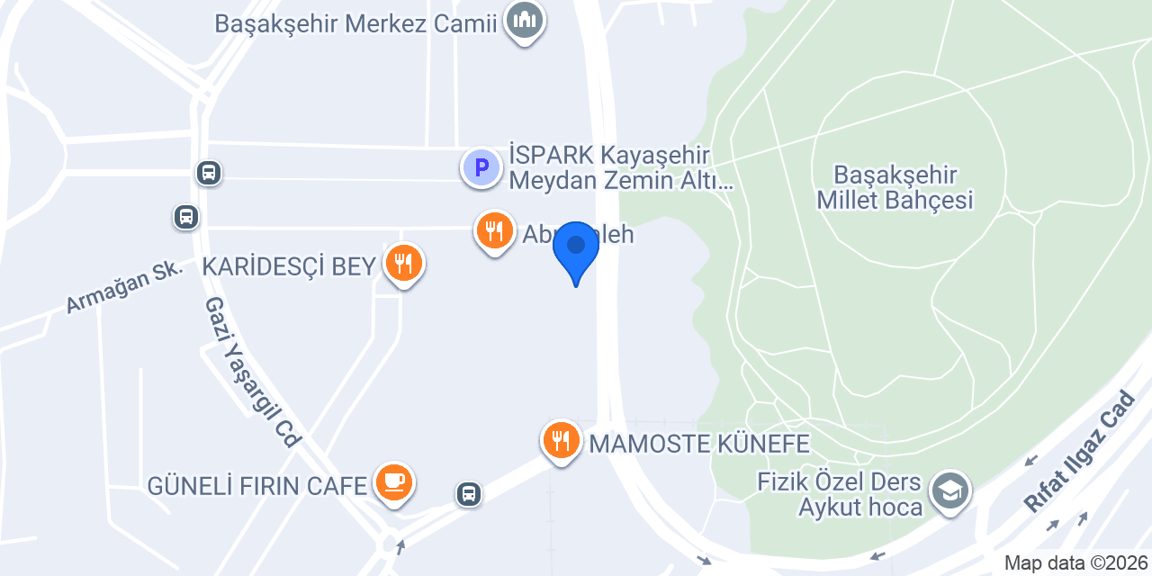 KAYAŞEHİR FARUK GÜLLÜOĞLU konumu