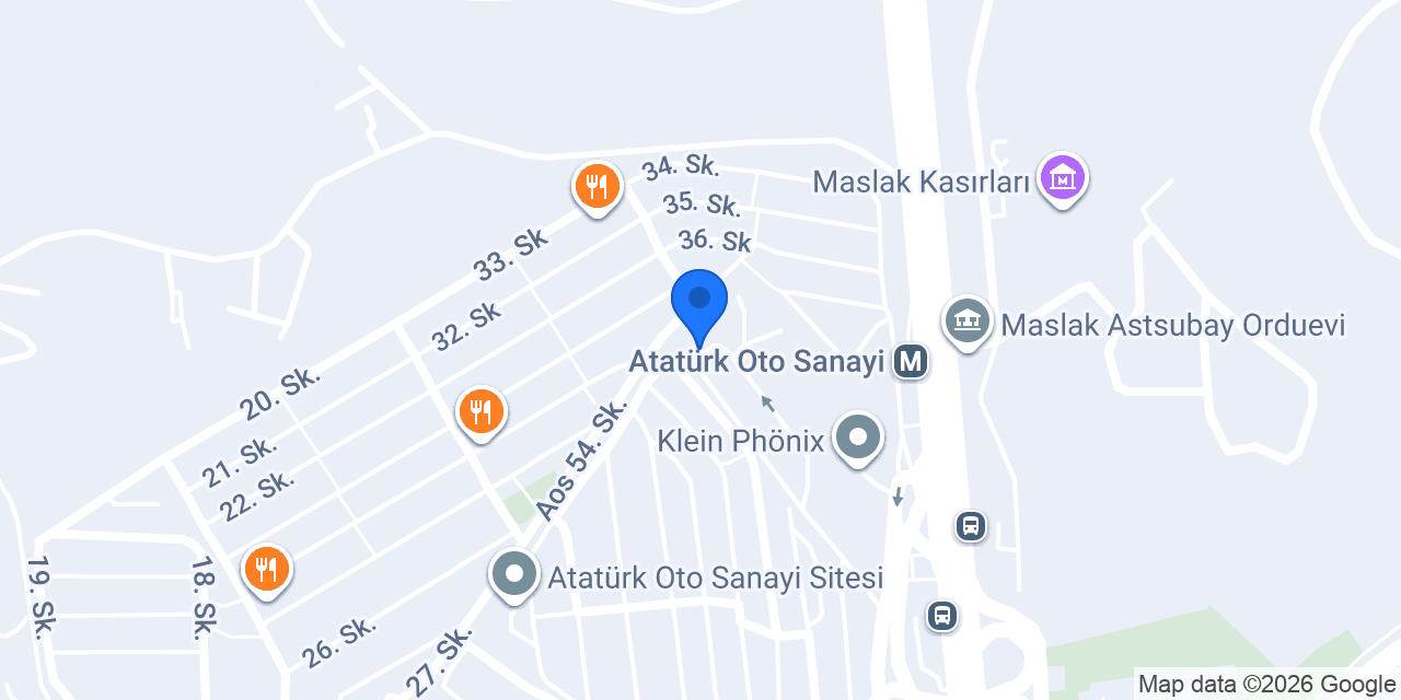 Maslak Jant Atölyesi konumu