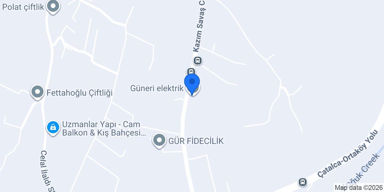 Güneri elektrik konumu