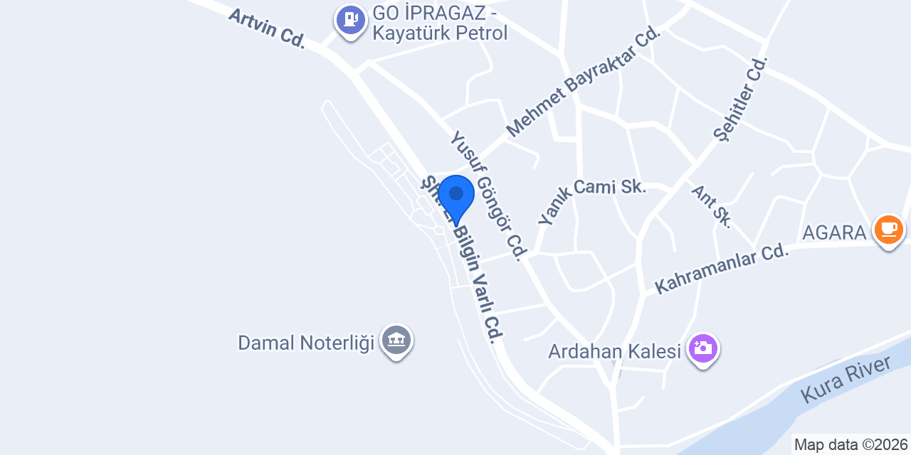 Ekomini Ege Market Ardahan konumu
