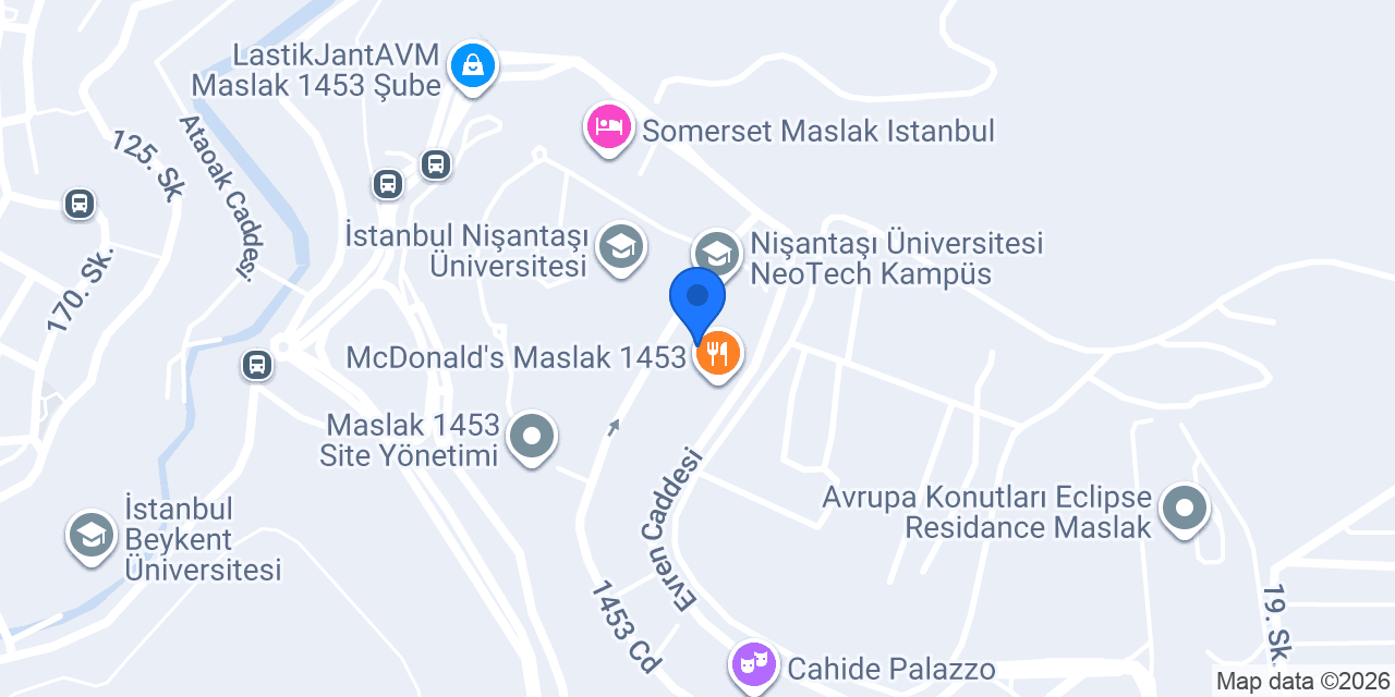 MADO Maslak 1453 konumu