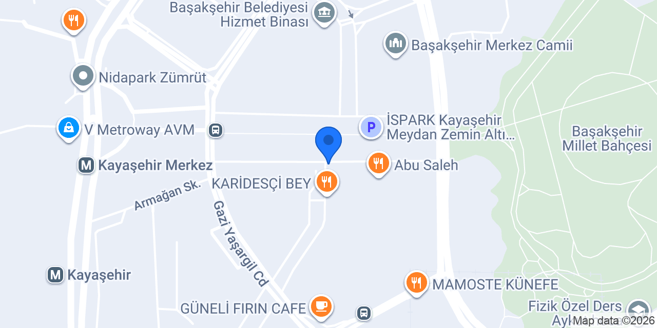 8one Burger Başakşehir konumu