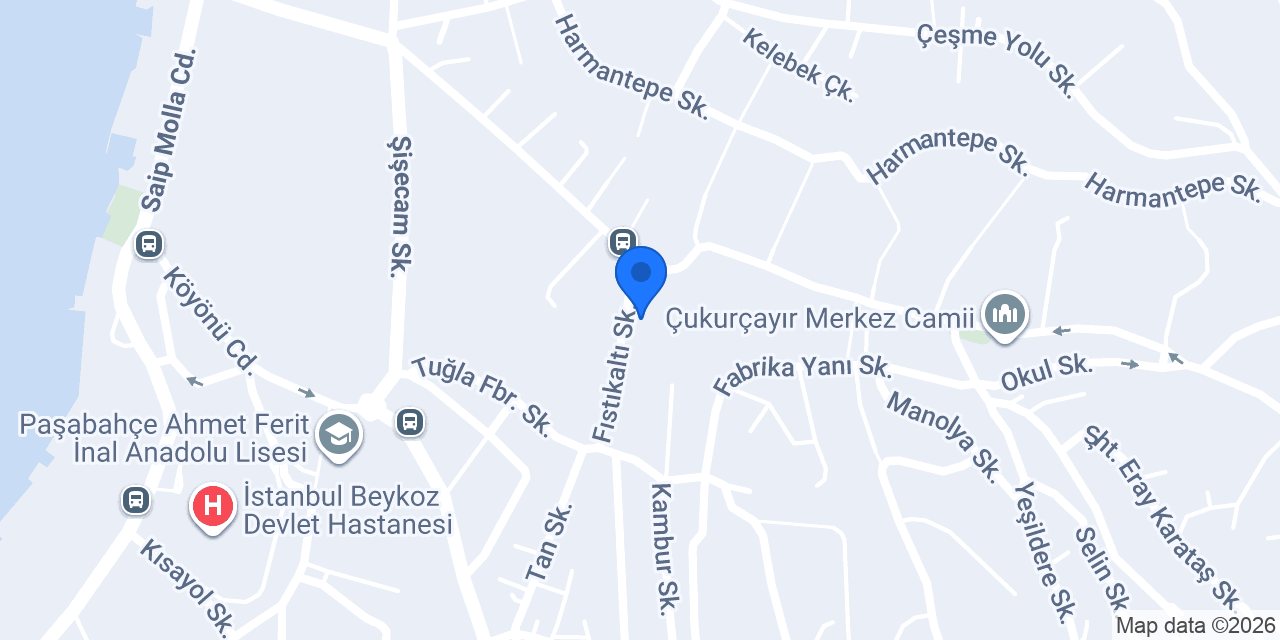 Milim Tasarım konumu