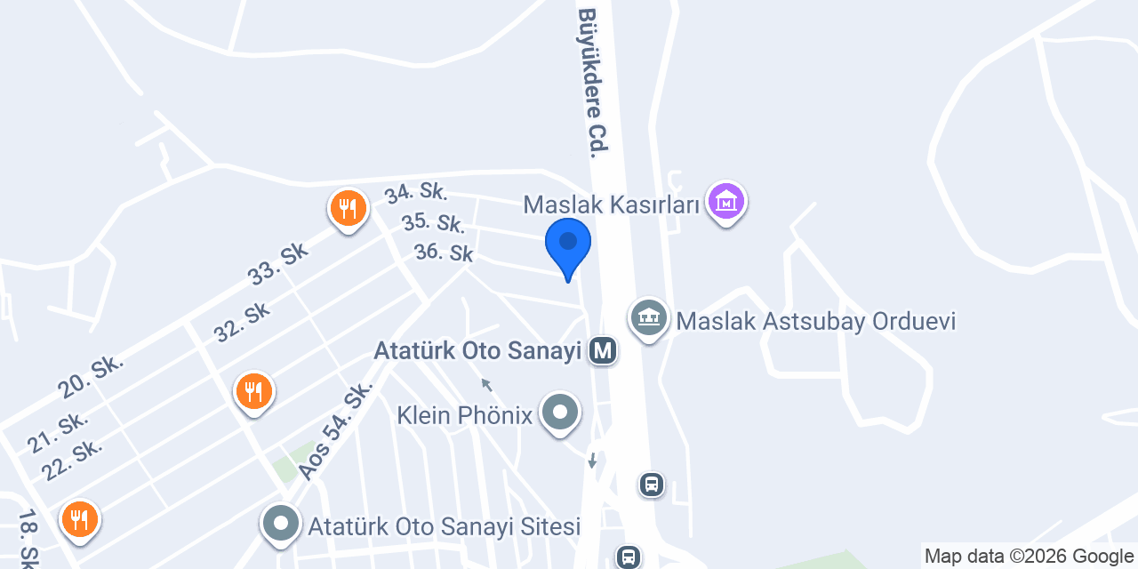 Yuke Servis konumu