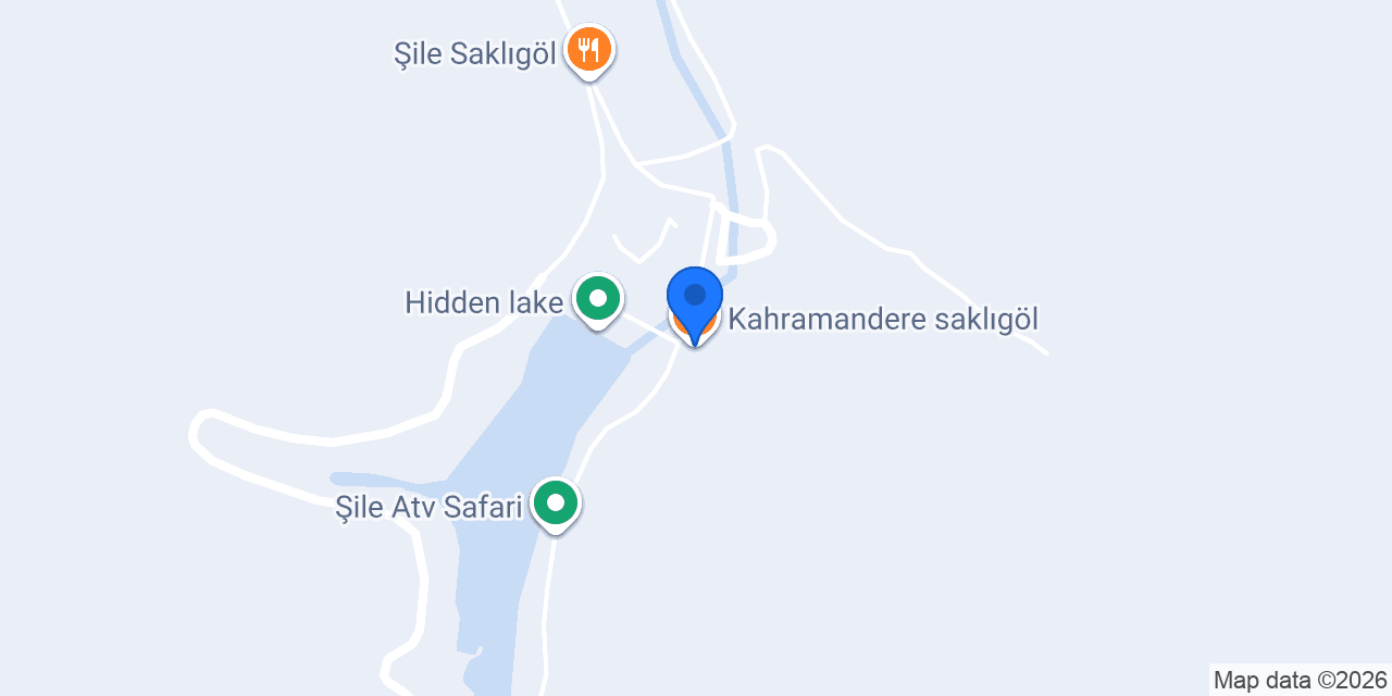 Kahramandere saklıgöl konumu