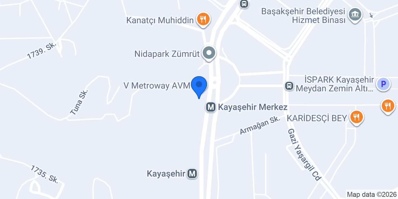 Dr. Esra Azman Dermatoloji Kliniği konumu