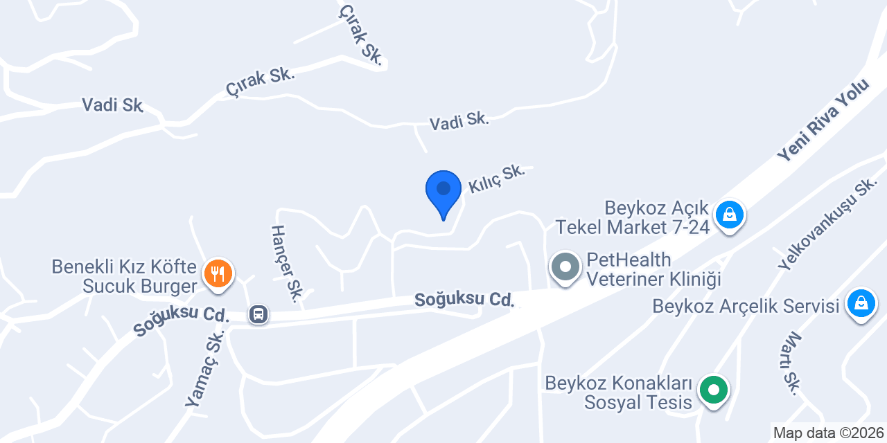 Beykoz Miraç Elektrik konumu
