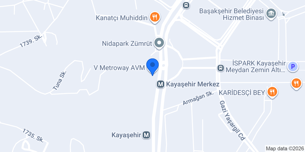 Lizay - Metroway AVM konumu