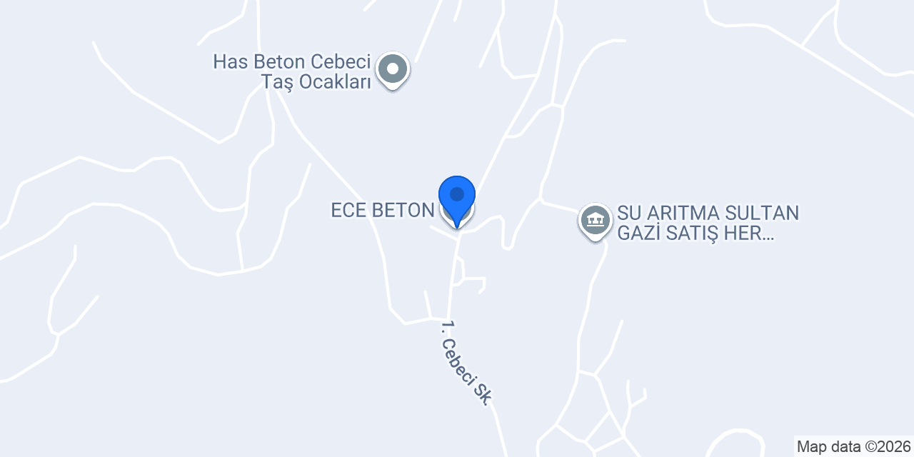 ECE BETON konumu