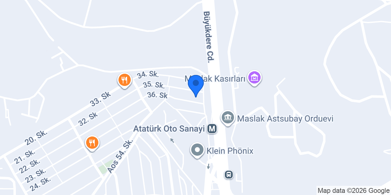 Yuke Lastik / Maslak konumu