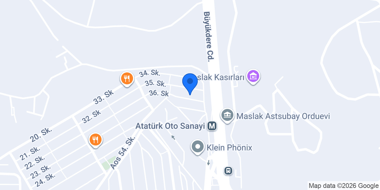 Simetri Lastik - Performans Şube konumu