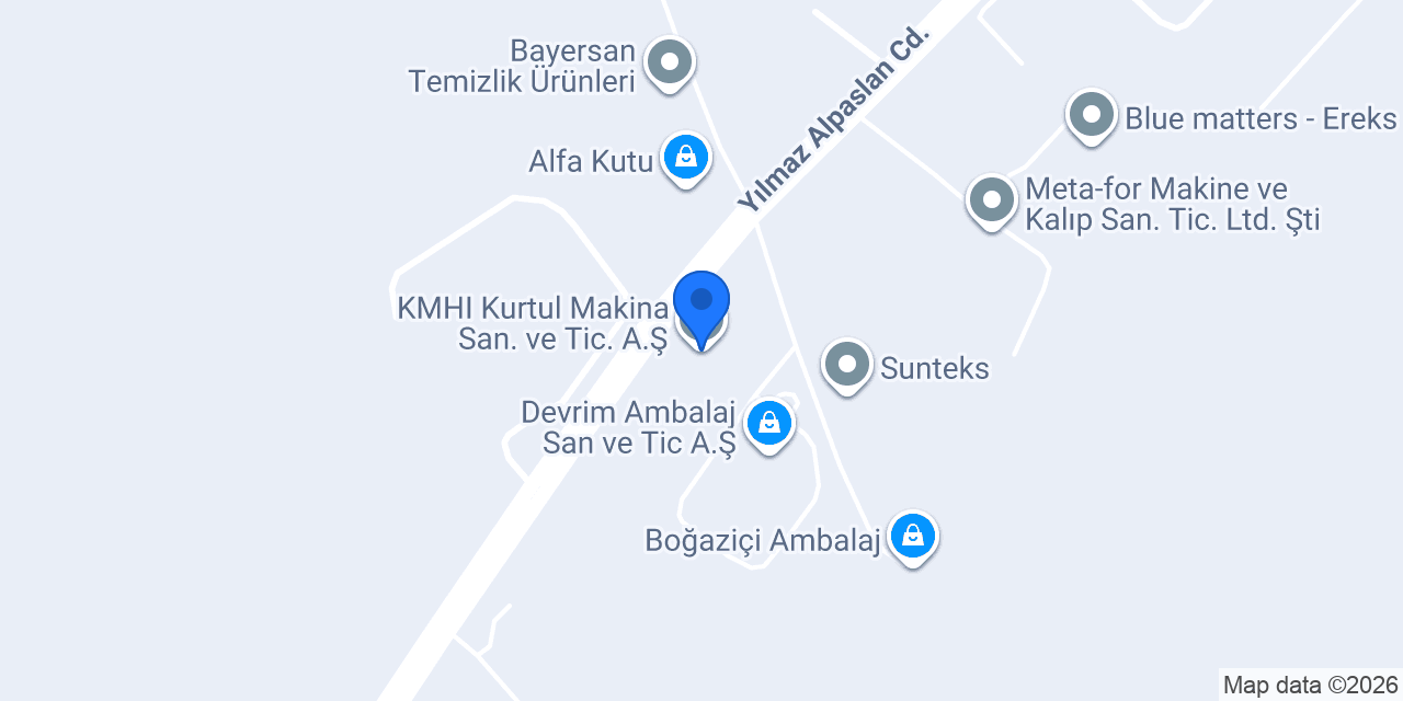 KMHI Kurtul Makina San. ve Tic. A.Ş. konumu