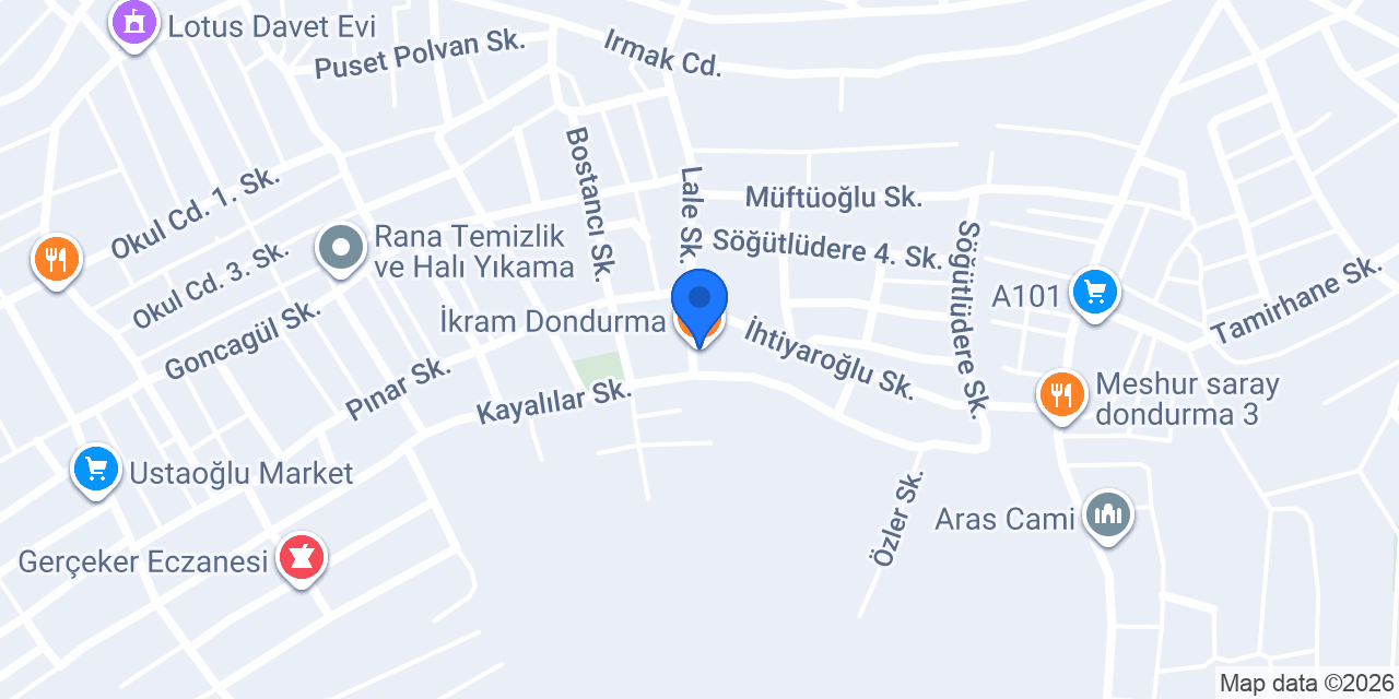 İkram Dondurma konumu