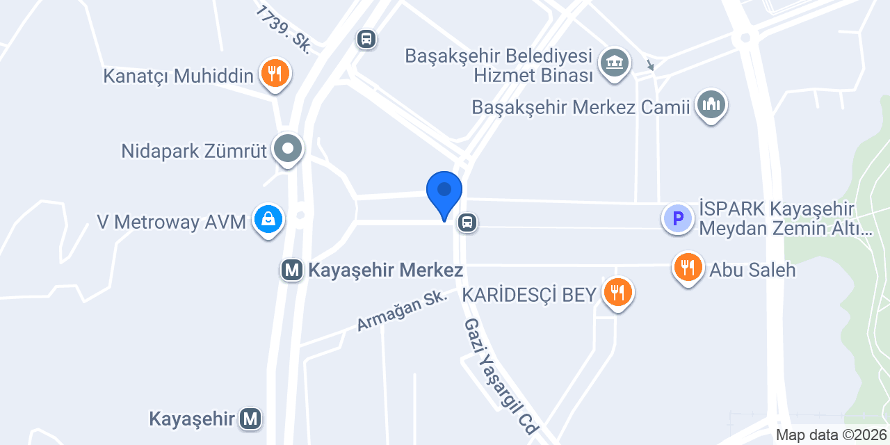 Nef Satış Ofisi Başakşehir Satış Ofisi konumu