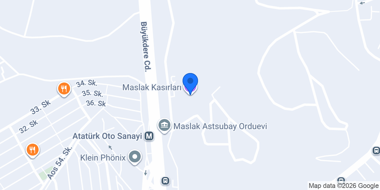 Maslak Kasırları konumu