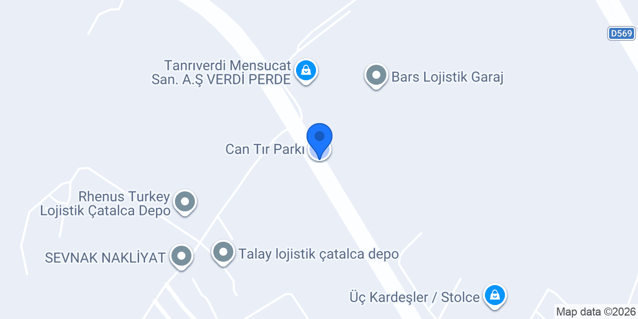 Can Tır Parkı konumu