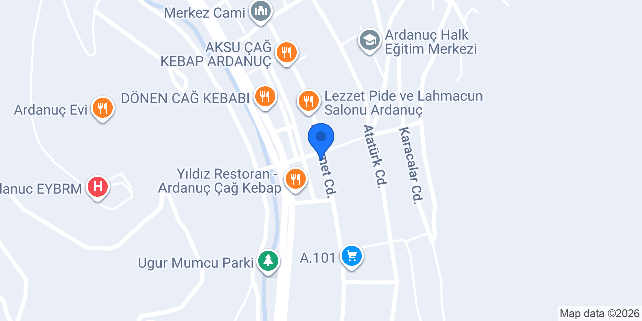 Bi Mola Kafe Ardanuç konumu