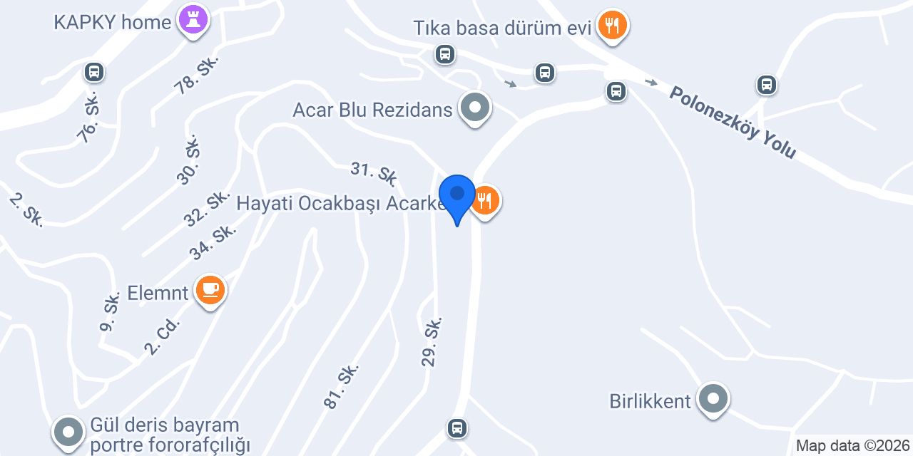 Çiçek seli konumu