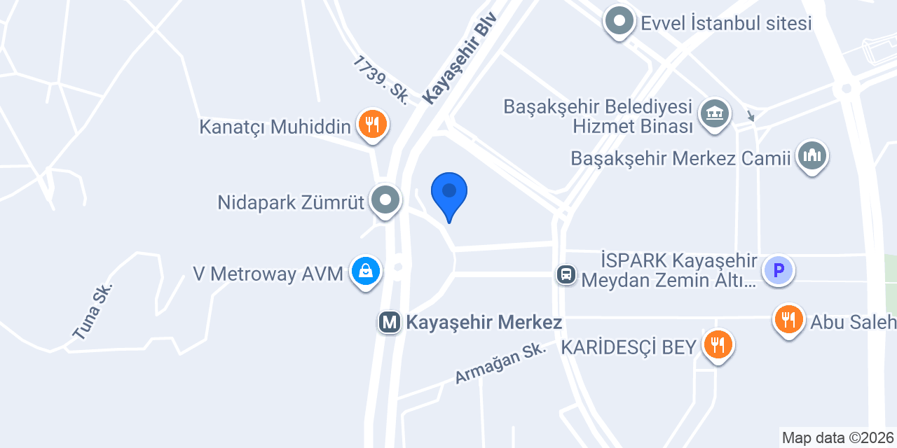 Eren Kuyumculuk Başakşehir konumu