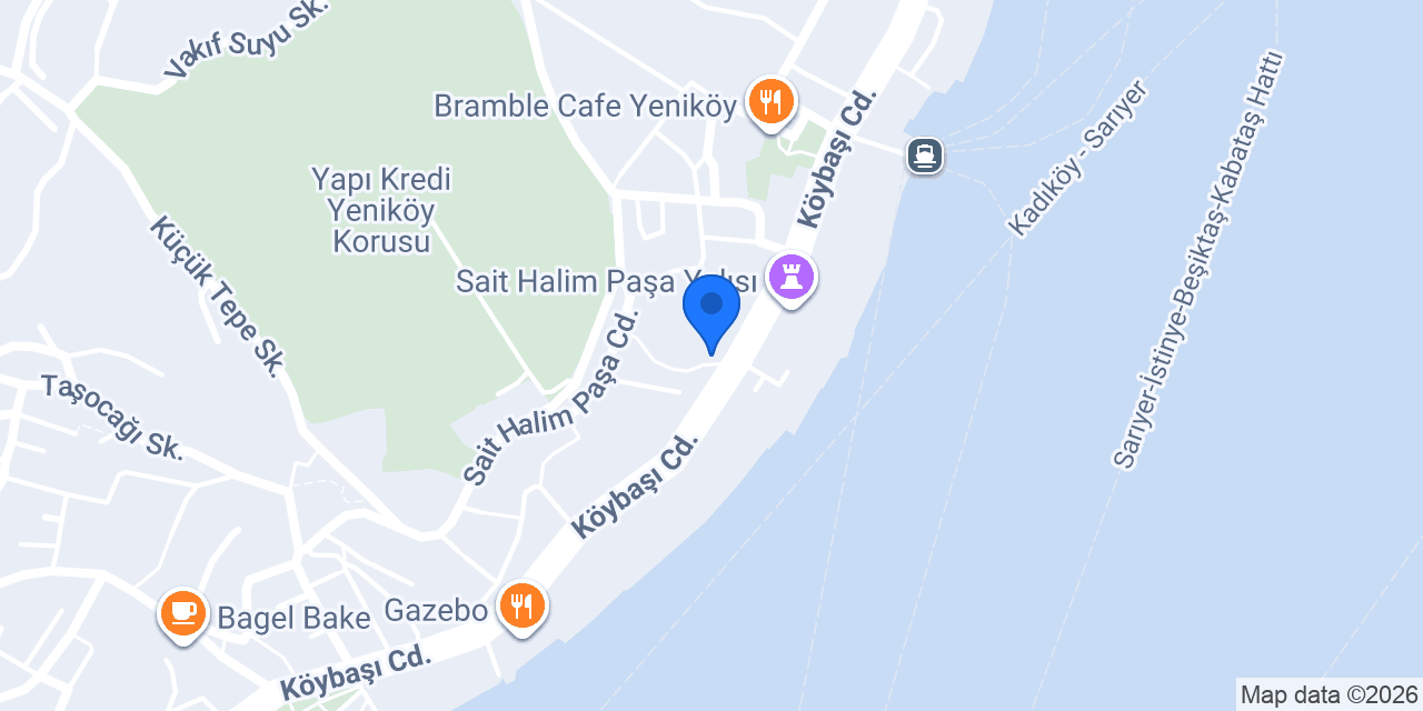 Yeniköy Kahvesi konumu