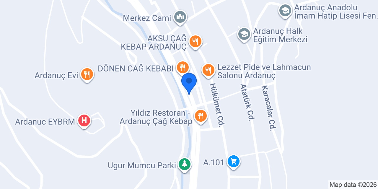 Yıldız Cağ Kebap konumu