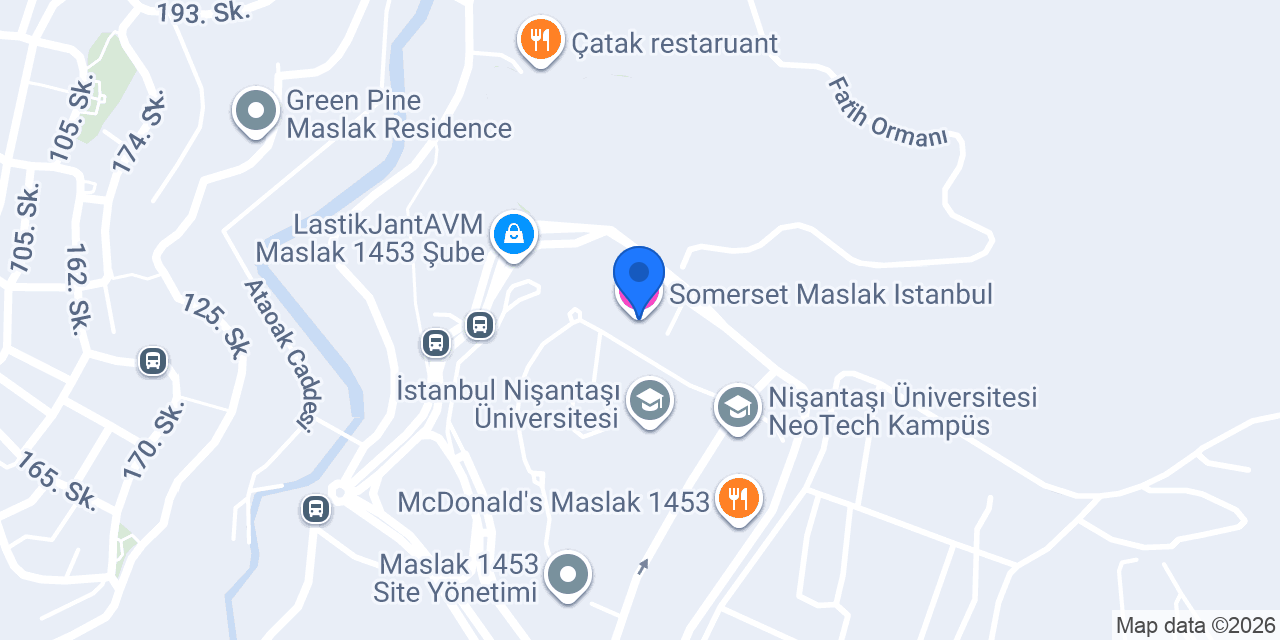 Somerset Maslak Istanbul konumu