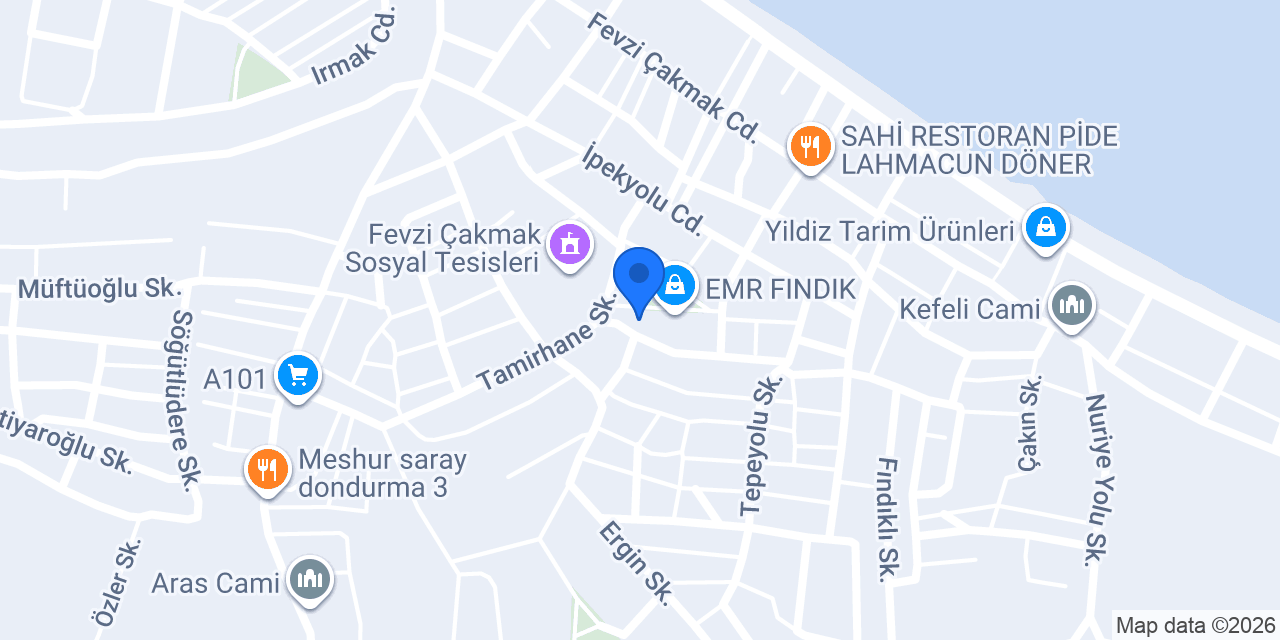 Yamaner Eczanesi konumu