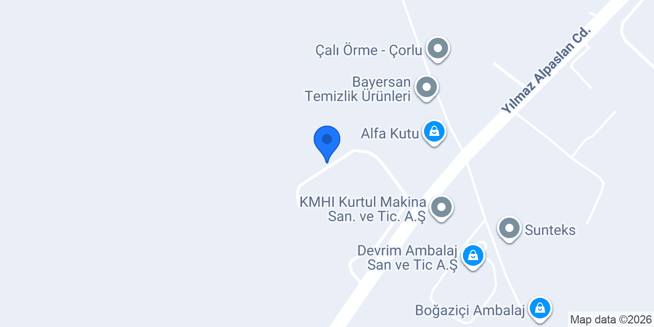 Penti Çorap Fabrikası konumu
