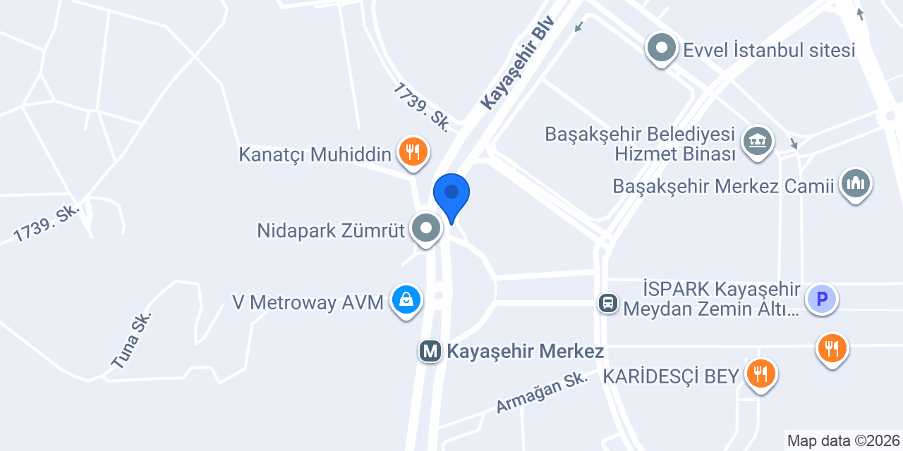 PUUFU Başakşehir konumu