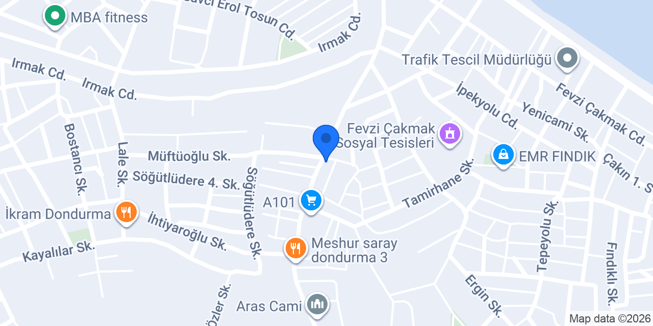 Özyapı Tesisat konumu