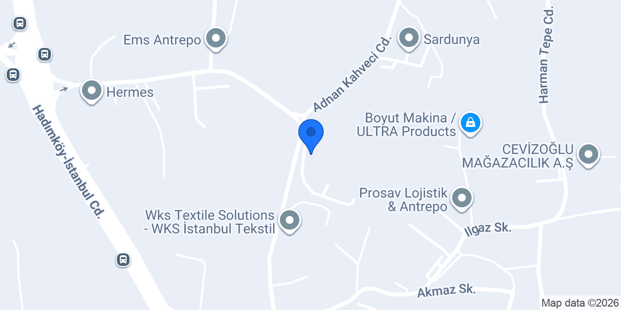 Özseç Beton - Hadımköy Tesisi konumu
