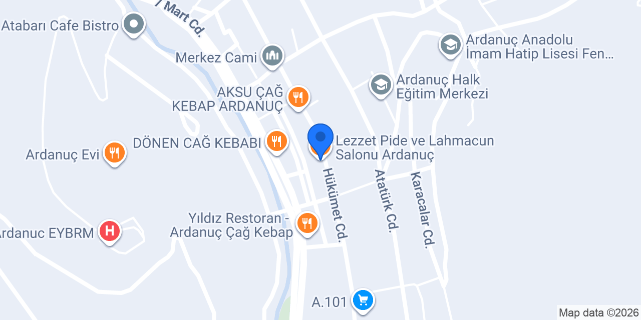 Oses Çiğ Köfte konumu