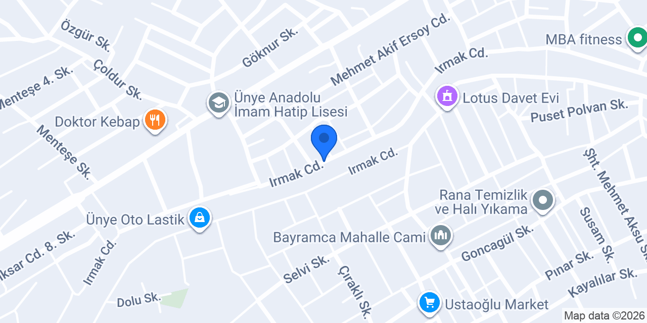 Çevre Fidanlık konumu