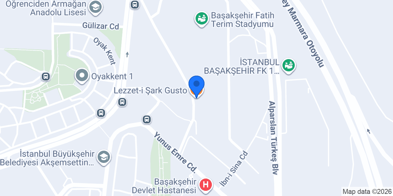Lezzet-i Şark Gusto konumu