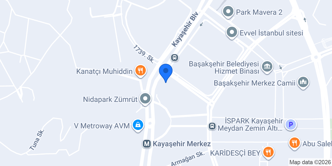 Fizyoform Başakşehir konumu