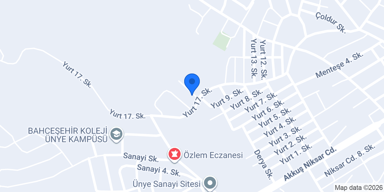 YKM MOBİLYA konumu