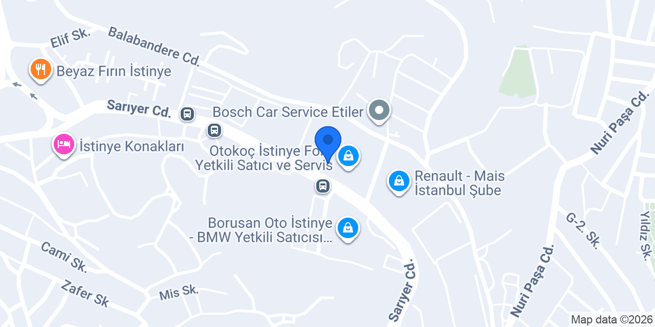 Avis İstinye konumu