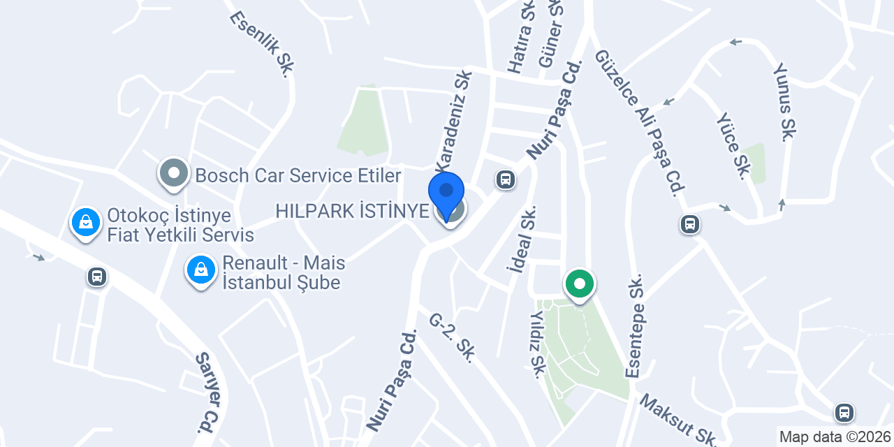 HILPARK İSTİNYE konumu