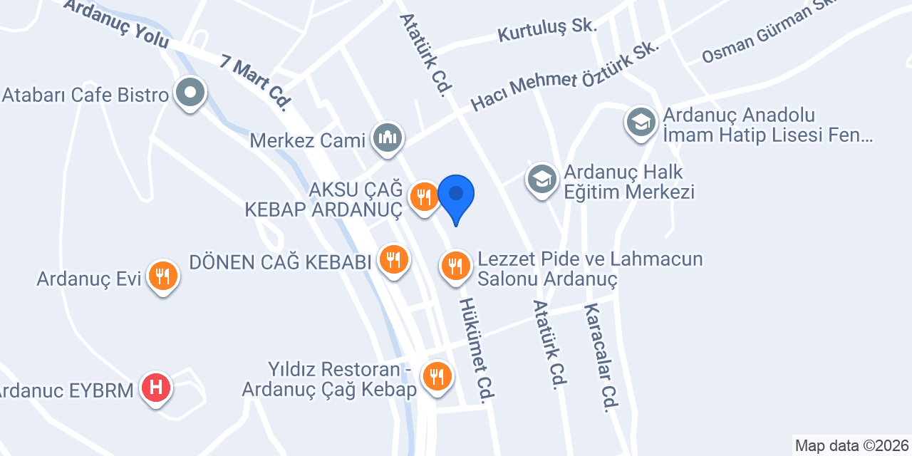 ÇORUH VETERİNER KLİNİĞİ konumu