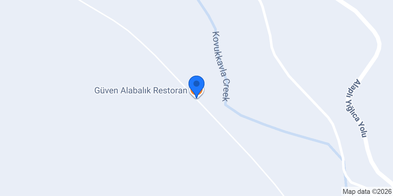 Güven Alabalık Restoran konumu