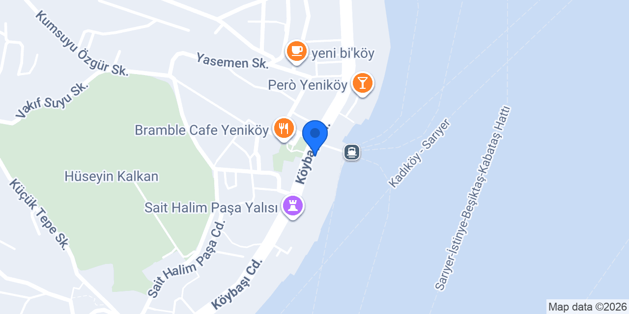 Azur Yeniköy konumu