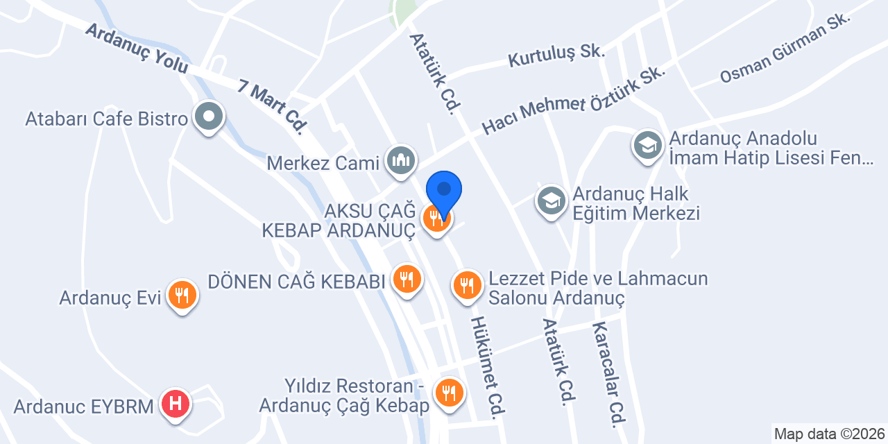 ARDANUÇ ÇİÇEK EVİ konumu