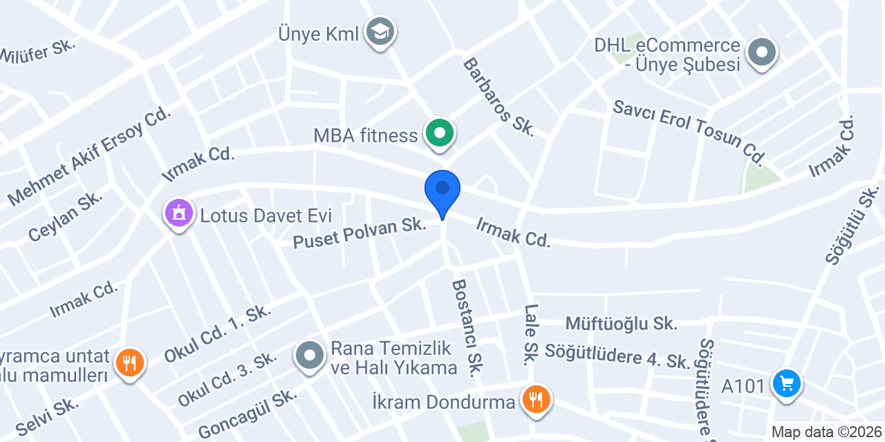 Şimşek Oto Lastik konumu